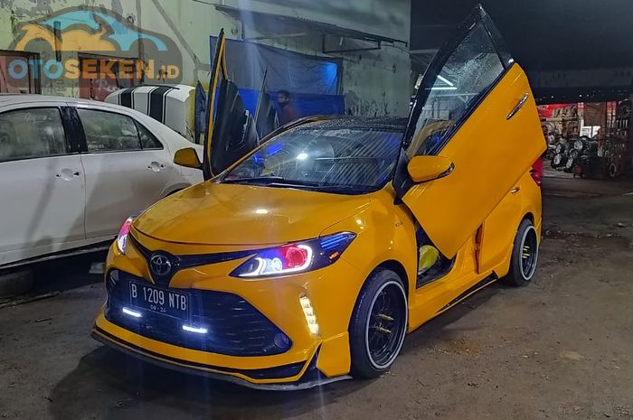 Modifikasi Toyota Vios Limo gen 3 jadi Vios facelift kreasi Mas Joko Pedagang Oto