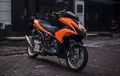 Yamaha Aerox Dicekoki Gaya Street Racing, Tampilan Kece Mesinnya 220Cc