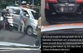 Toyota Calya Berhenti, Tonjok Pengemudi Ambulans, Status Jadi Tersangka