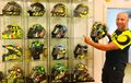Gerhard Abel, Marshal MotoGP Austria 2021 Ini Koleksi Puluhan Helm Valentino Rossi