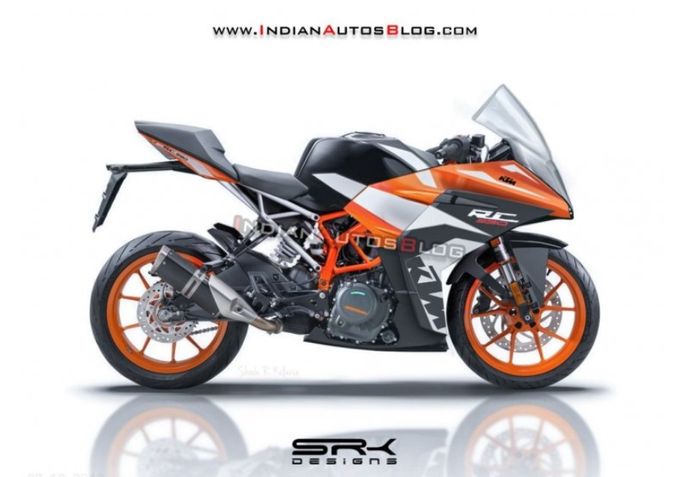 Renderan desain KTM RC 390 versi terbaru