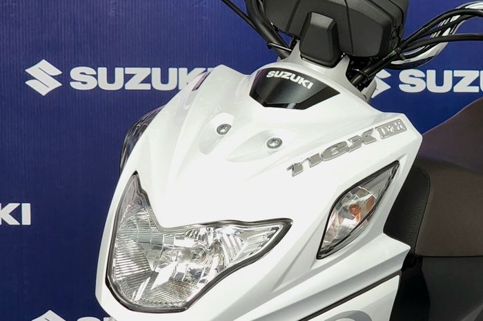 Penampakan skutik baru Suzuki yang tampilannya mirip Nex Crossover.