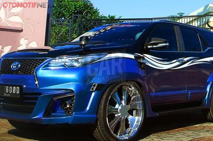 Modifikasi Toyota Fortuner VRZ 2016. DUB Style pertama di Indonesia