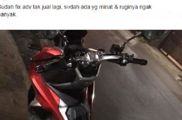 Honda ADV150 seken pertama di dunia, dijual pemilik enggak sesuai ekspetasi