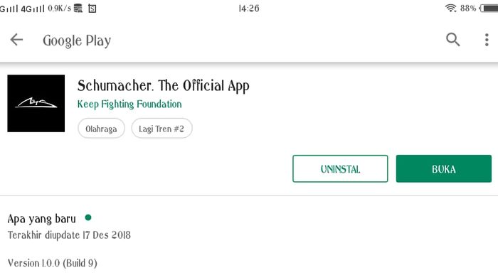 Aplikasi Michael Schumacher