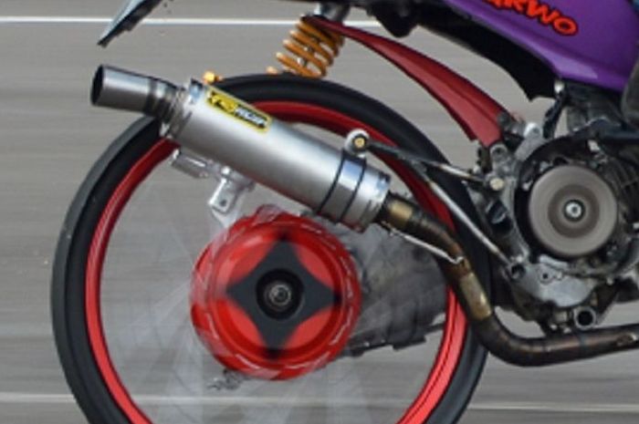 Oprek mesin Honda BeAT jadi mirip mesin drag bike