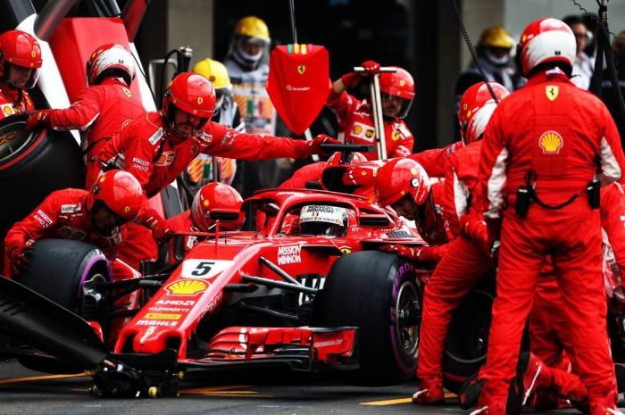 Pitstop Ferrari di F1 2018