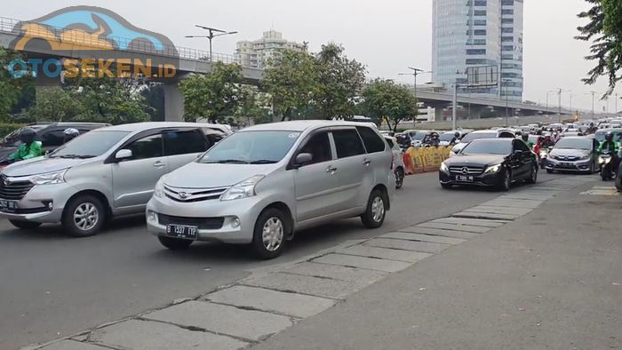 Ilustrasi kemacetan di DKI Jakarta