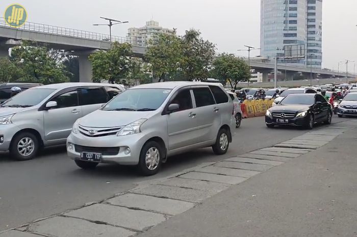 Ilustrasi kemacetan di DKI Jakarta
