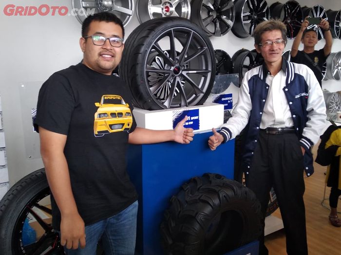  PT Elang Perdana Tyres Industry gandeng drifter Akbar Rais