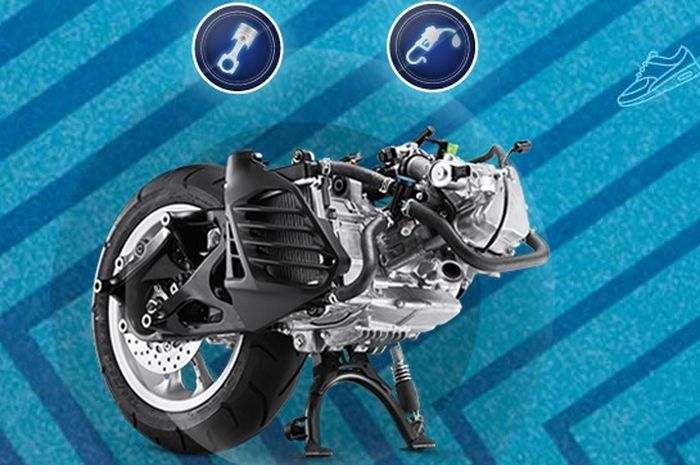 Mesin 155 cc dengan VVA