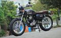 Kawasaki W175 Cafe Tampil Mengkilat, Main Krom Sana-sini, Body Kalem