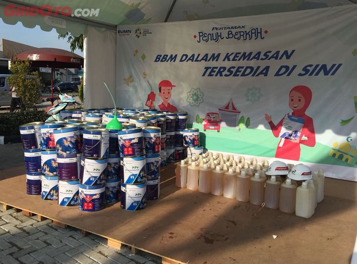 Tersedia BBM kalengan jenis Pertamax dan Pertamina Dex