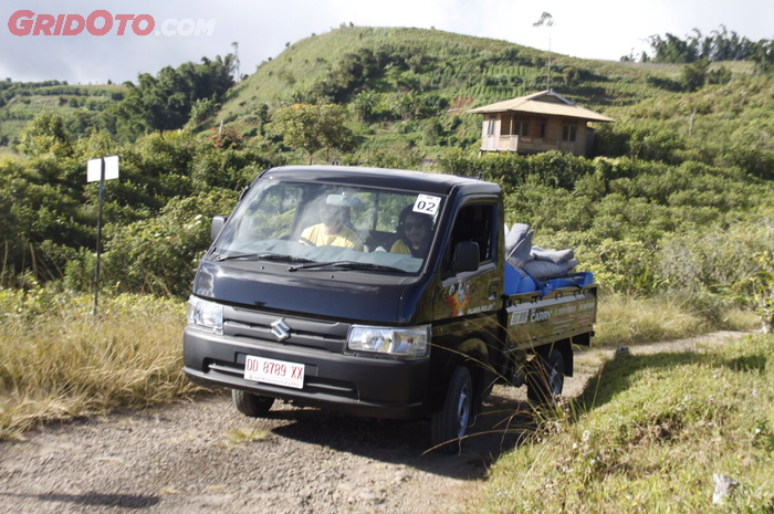 Menguji ketangguhan Suzuki New Carry Pick Up di Malino Highlands