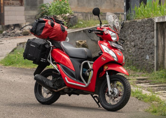 Lika Liku Proses Modifikasi Honda Spacy Petualang Berparas Gagah Gridoto Com