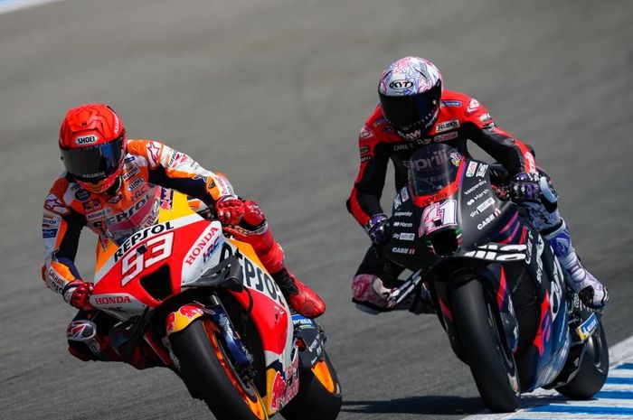 Punya jiwa pantang menyerah, Marc Marquez yakin Aleix Espargaro dan Aprilia akan bangkit di MotoGP Thailand 2022