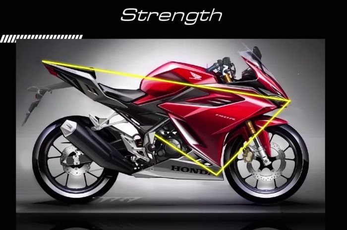 Desain CBR150R berbeda dari yang lama