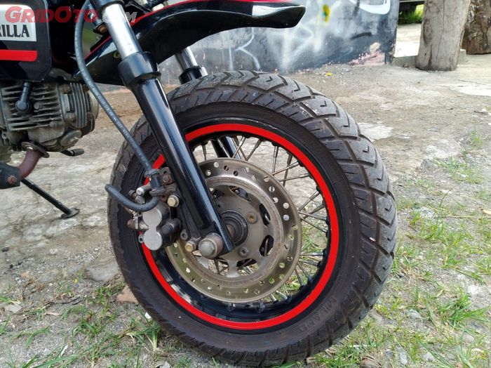 Kaki-kaki depan Honda Gorilla basis Honda Supra Fit