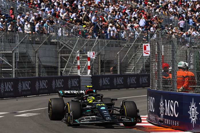 Mercedes puas tampil dengan sidepod di F1 Monako 2023