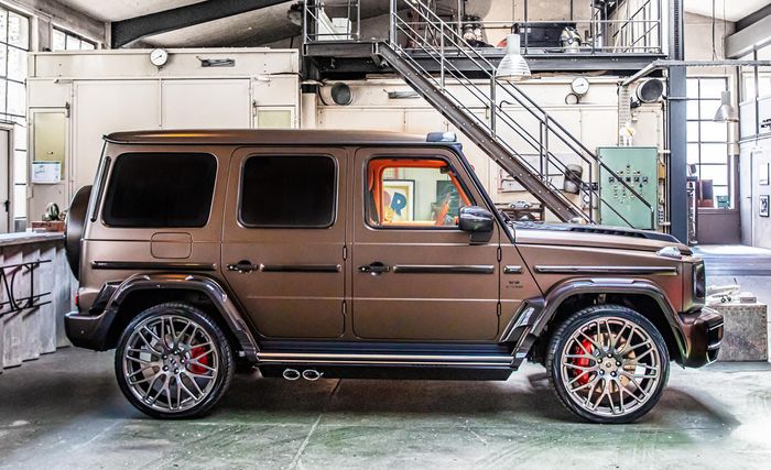 Mercedes-AMG G63 ditopang pelek keren ukuran 24 inci