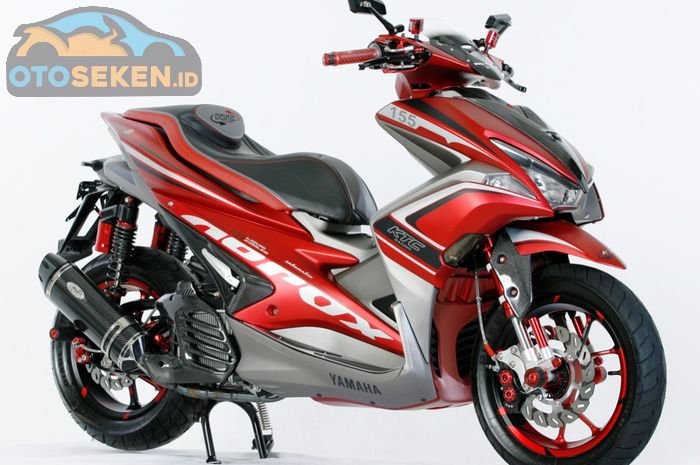 Yamaha Aerox 155 milik Herianto sang juragan KTC Racing, hasil kolaborasi dengan Billy Custom dan Be