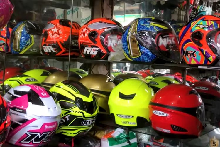 Helm nhk half hotsell face terbaru 2020