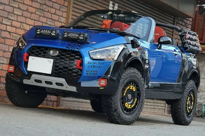 Modifikasi Daihatsu Copen bergaya off-road