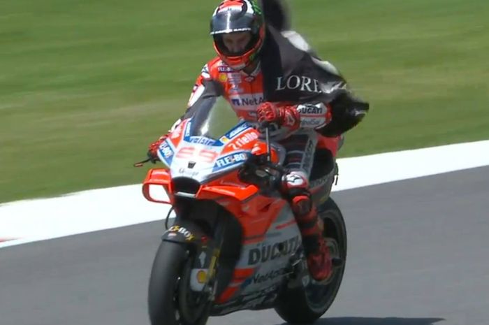 Jorge Lorenzo raih kemenangan pertamanya bersama Ducati di MotoGP