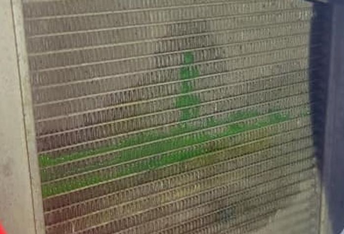 Ilustrasi radiator bocor