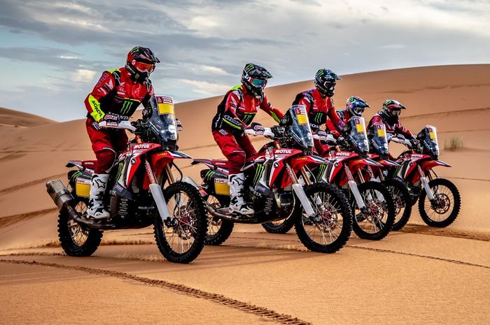 Inilah lima pereli Monster Energy Honda Team untuk berlaga di Reli Dakar 2019