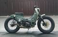 Street Cub Berbasis Honda Kharisma 125D, Tampang Maksi Gaya Army