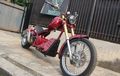 Panjang Nyaris 2 Meter, Chopper Honda Vario Custom Ini Berkaki Otentik