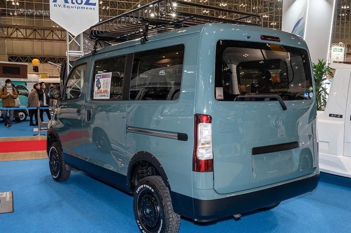 Modifikasi motorhome Daihatsu Gran Max dibekali sederet kelengkapan off-road