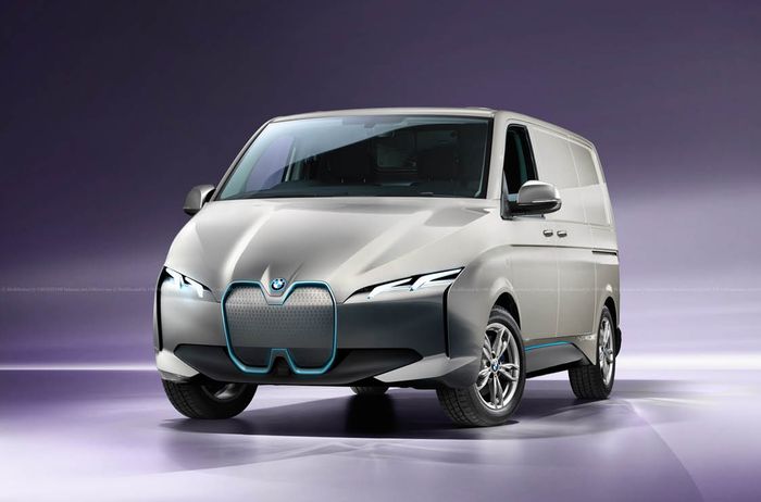  Modifikasi digital BMW  diubah menjadi MPV