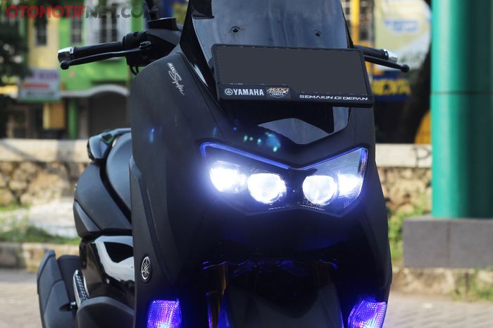 All New Yamaha NMAX Nempel Lampu Toyota Vellfire, Sorot Makin Terang