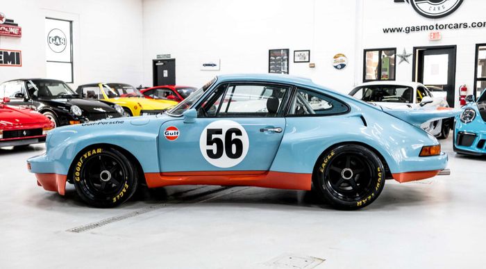 Porsche 911 tambah semok dengan over fender dan pelek tapak lebar