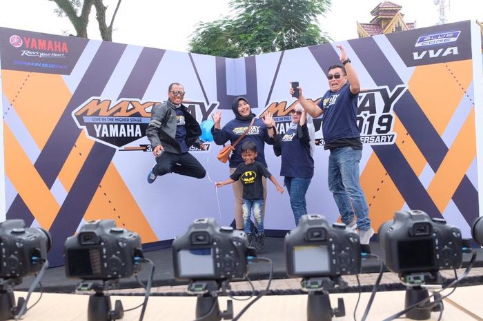 Photobooth seru di Maxi Yamaha Day 2019 Sumatera Utara