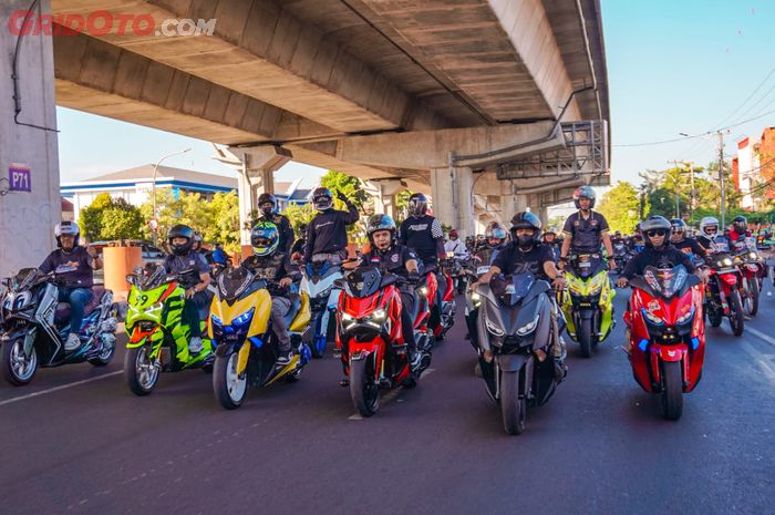 Morning Ride Makassar garapan Motul dan Ipone diserbu ratusan bikers
