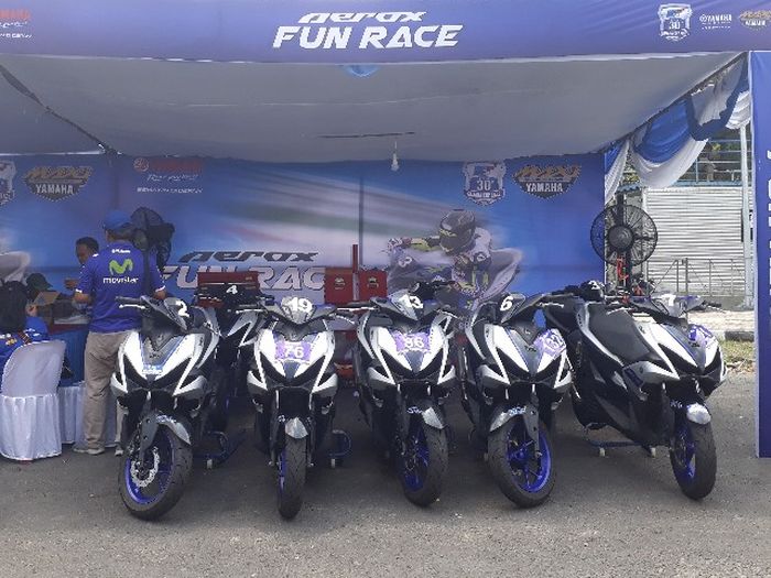 Kelas Aerox Fun Race di Yamaha Cup Race 2019