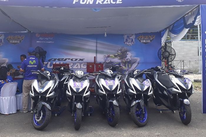 Kelas Aerox Fun Race di Yamaha Cup Race 2019