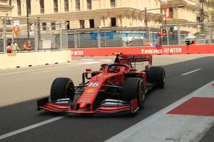 Sempat terjadi 2 kali red flag tapi pembalap Ferrari, Charles Leclerc bisa menjadi yang tercepat, berikut Hasil lengkap FP2 F1 GP Azerbaijan 2019