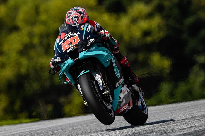 Klasemen sementara MotoGP 2020, Fabio Quartararo masih tertas  Maverick Vinales tergeser