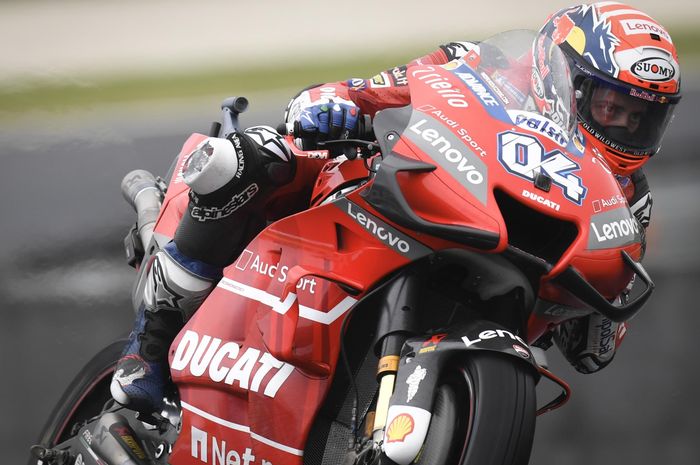 Pembalap Mission Winnow Ducati, Andrea Dovizioso mengaku kecewa tidak bisa mengalahkan dua pebalap tim Pramac Racing di MotoGP Australia 2019