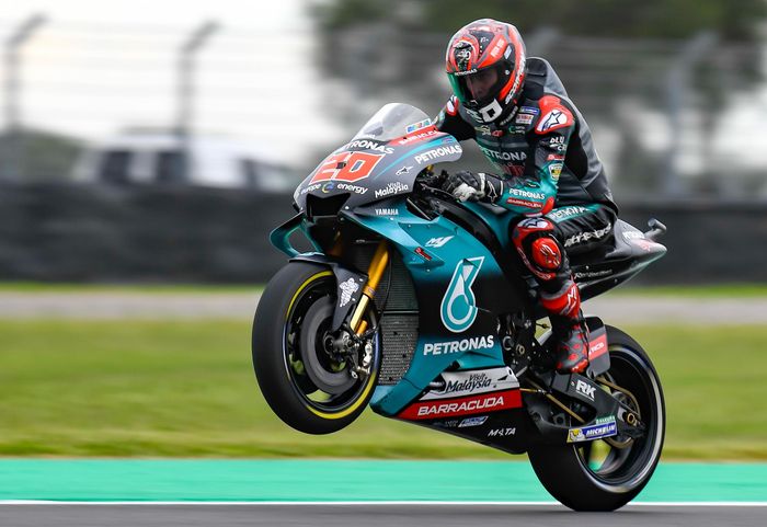 Pebalap Petronas Yamaha SRT, Fabio Quartararo mengaku senang bisa meraih poin perdana di MotoGP Argentina