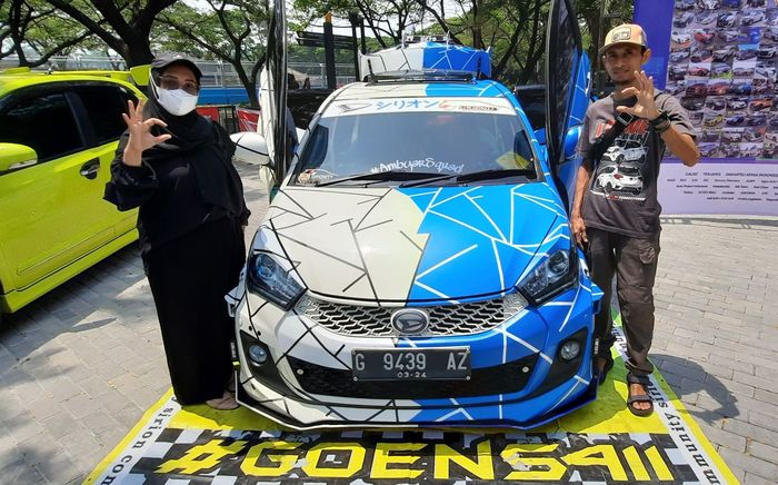 Ali dan keluarga, salah satu peserta Daihatsu Dress Up e-Challenge