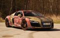 Audi R8 Pakai Kelir ala Iron Man, Lecet-lecetnya Keren!