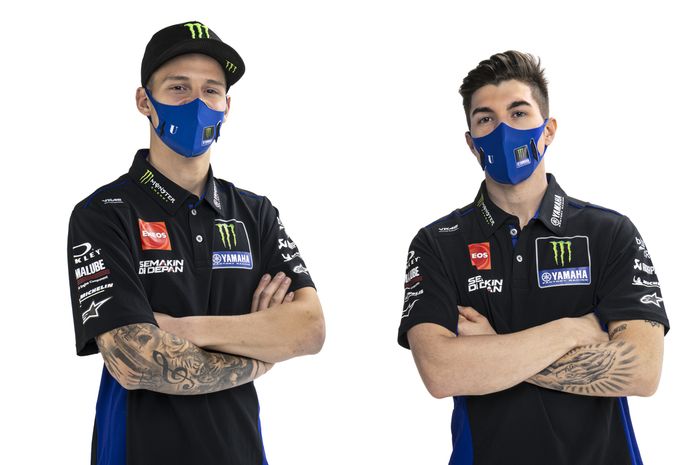 Fabio Quartararo dan Maverick Vinales untuk Monster Energy Yamaha MotoGP 2021