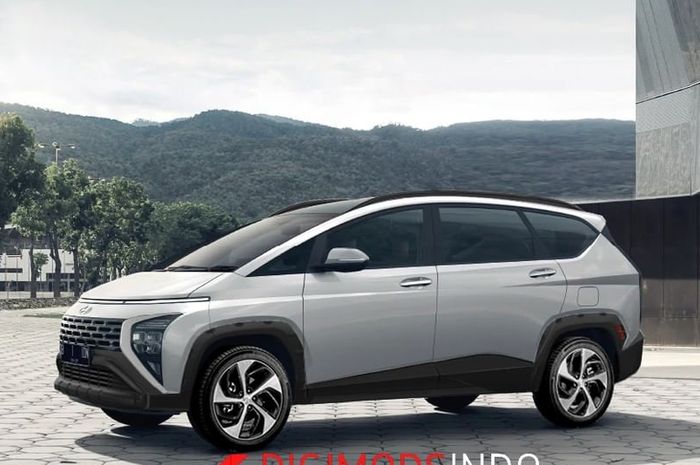 Digital modifikasi Hyundai Stargazer versi jangkung ala crossover