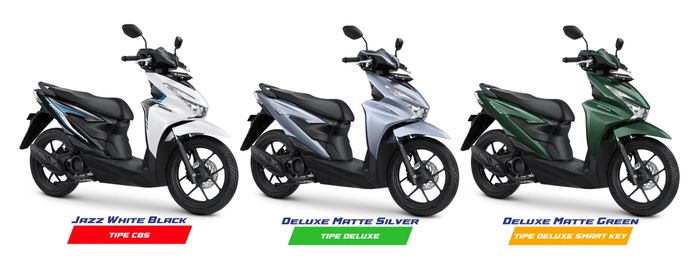 Tiga tipe Honda BeAT