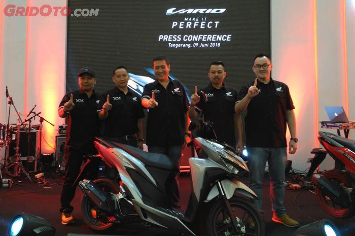 Aktivitas launching Launching All New Honda Vario 150 dan All New Honda Vario 125 di Tangerang selam